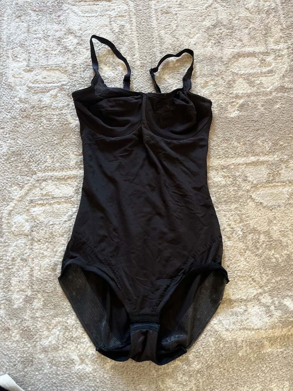 Miraclesuit Body Shaper Size 34B Black Underwire Bodysuit